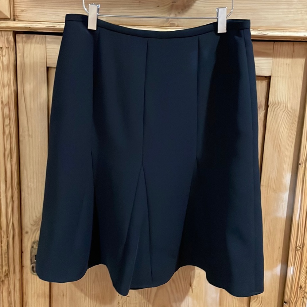 Black Crepe Talbots Skirt